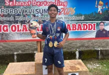 Gandi Gusfriansyah, Siswa SMAN 9 Padang yang Sumbang 3 Emas Kontingen Kota Padang