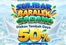 Sambut HUT Sumbar ke-81, PLN Hadirkan Diskon Tambah Daya 50 Persen