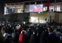 Euforia Nobar Final ASEAN Cup 2026, Warga Padang Panjang Rayakan Juara Timnas
