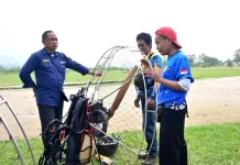 Danlanud Sutan Sjahrir Pantau Pertandingan FASI di Porprov XVI Sumbar