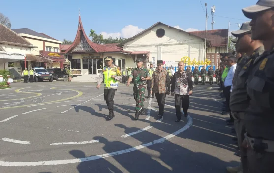 Polresta Bukittinggi, dan Tim Gabungan Siap Amankan Libur Lebaran