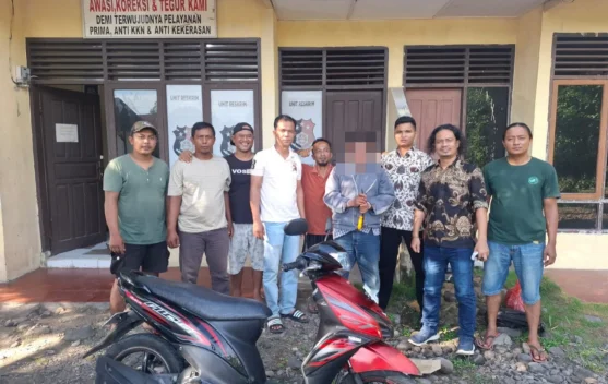 Tim URC Satreskrim Polres Pasbar Amankan Pelaku Pencurian Kotak Amal Masjid