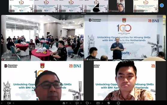 BNI Xpora Dorong UMKM Sumbar Tembus Pasar Belanda