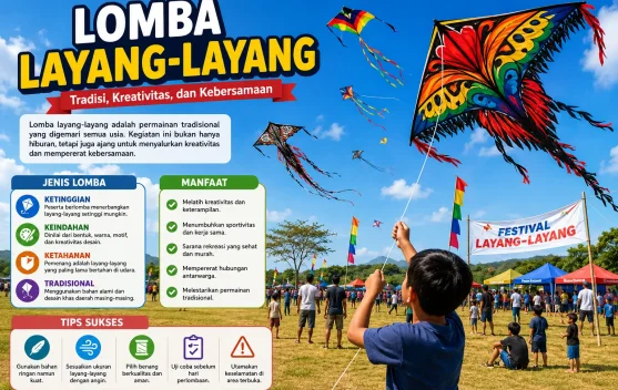 Permainan Lomba Layang-Layang, "Tradisi, Kreativitas, dan Kebersamaan"