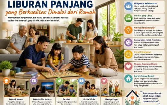 Liburan Panjang yang Berkualitas Dimulai dari Rumah