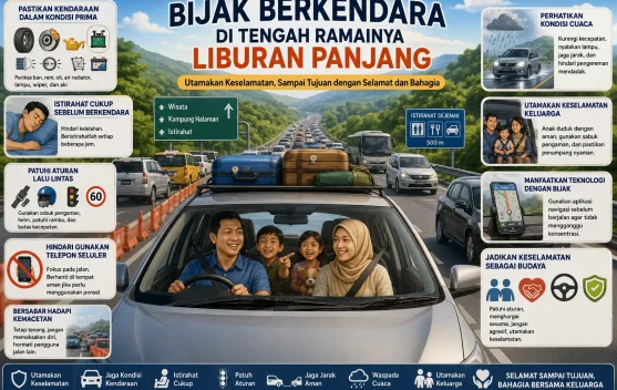 Bijak Berkendara di tengah Ramainya Liburan Panjang