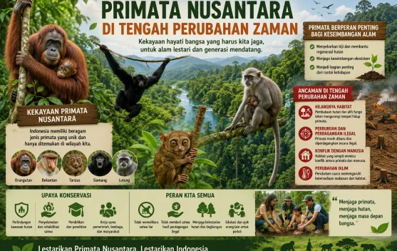 Primata Nusantara di tengah Perubahan Zaman