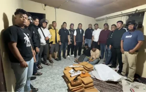 Satres Narkoba Polresta Bukittinggi Gagalkan Upaya Pengiriman 41 Paket Ganja