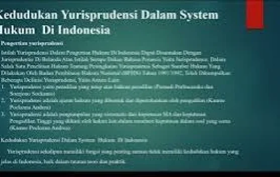 Istilah Yurisprudensi dalam Hukum