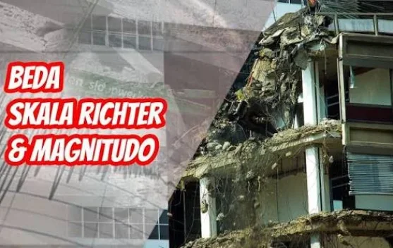Perbedaan Magnitudo dengan Skala Richter