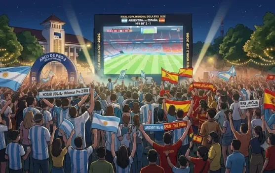 Keseruan Malam Nobar Piala Dunia