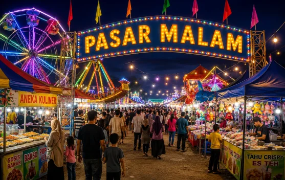 Pasar Malam, "Hiburan Rakyat yang Selalu Dinantikan"