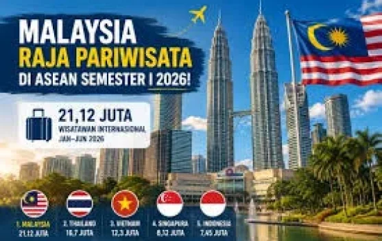 Malaysia Raja Pariwisata Asean, Kunjungan Wisatawan Tembus Puluhan juta