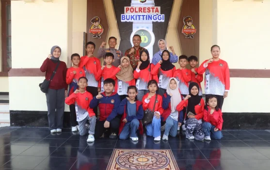 Road to Porprov 2026, 17 Atlet Taekwondo Dojang Polresta Bukittinggi Raih 14 Medali