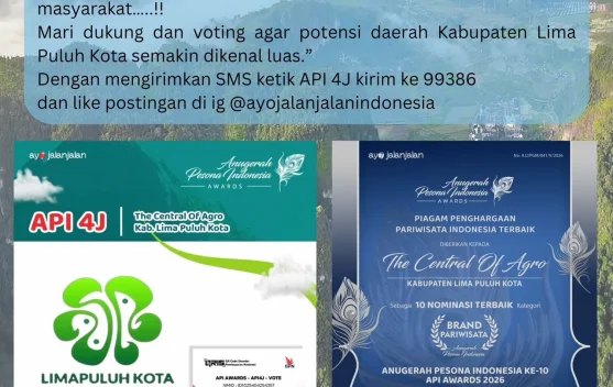 The Central of Agro Limapuluh Kota Masuk Nominasi API