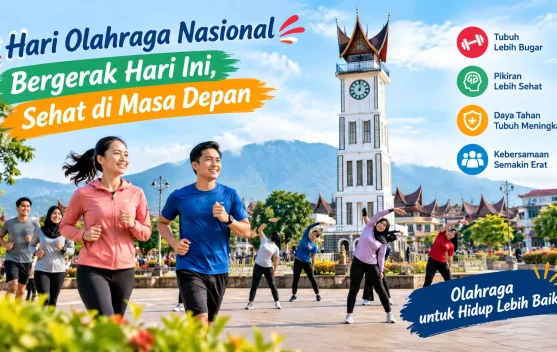 Hari Olahraga Nasional, "Bergerak Hari Ini, Sehat di Masa Depan"
