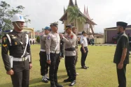 Pastikan Idulfitri Aman, Polres Padang  Panjang Gelar Apel Pasukan