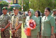 Danrem 032/Wbr Kunjungi Kodim 0311/Pessel, Apresiasi Loyalitas Prajurit Tangguh