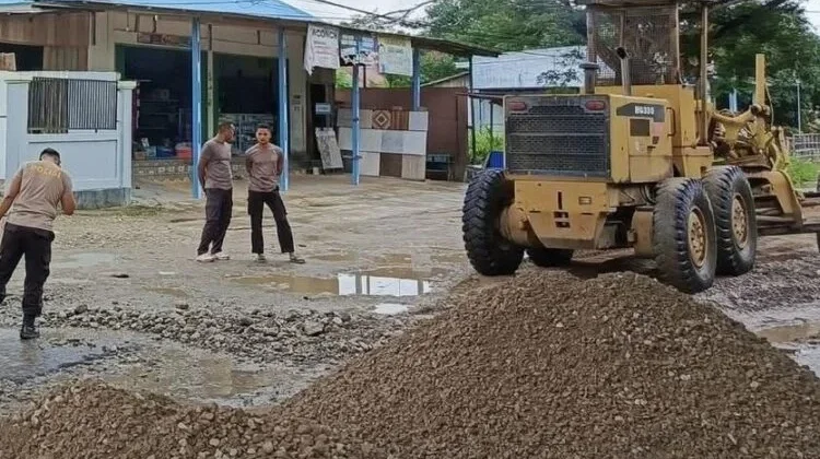 Resahkan Warga Bula, Jalan Rusak Bengkel Lakudo Akhirnya Ditangani BPJN