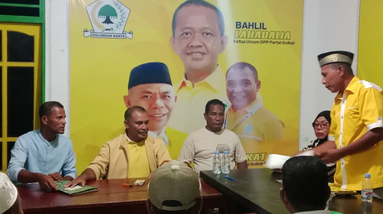 Agil Rumakat Kembali Nyalon Ketua Golkar SBT, Didukung 9 PK & Organisasi Sayap