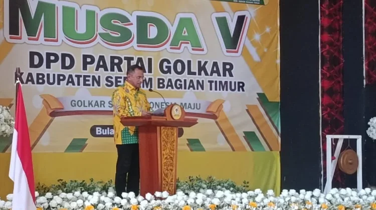 Bupati Fachri Hadiri Pembukaan Musda Golkar SBT, Ini Harapannya
