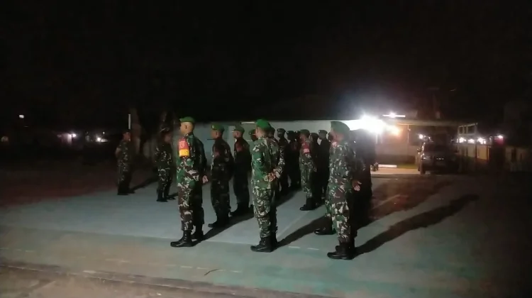 TNI Intensifkan Patroli Malam, Pastikan Kota Bula Tetap Kondusif