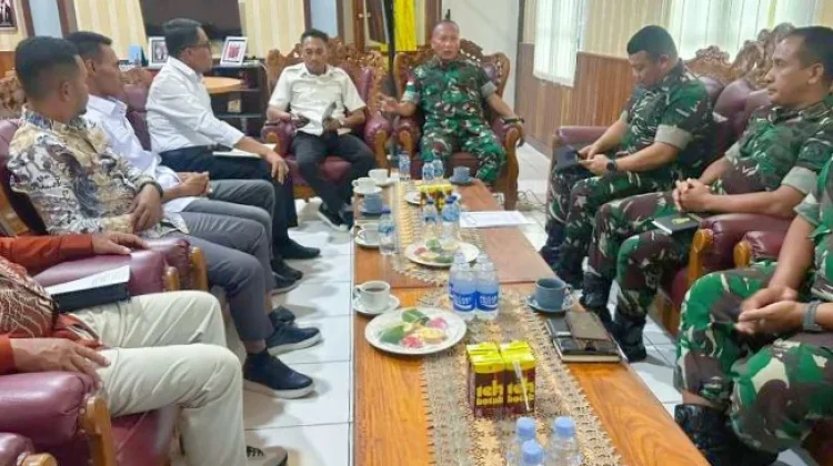 Komisi I DPRD SBT Temui Danrem Binaya Bahas Pembangunan Kodim-Batalyon TP