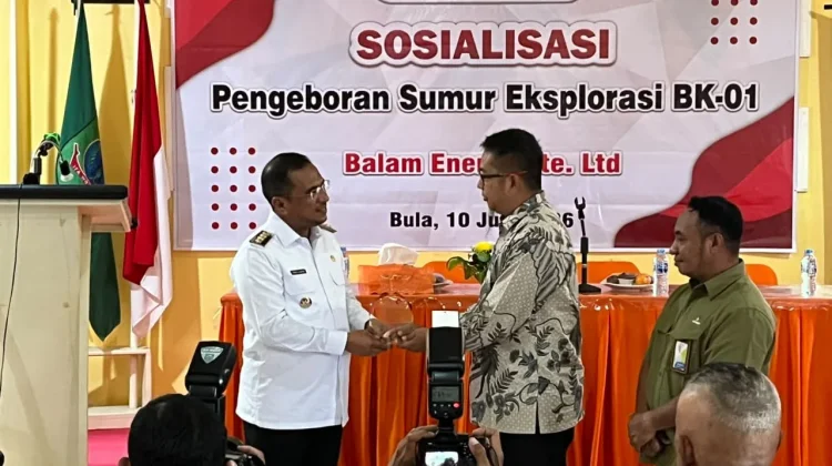 Sosialisasi Pengeboran Sumur Eksplorasi BK-01 PT Balam Diapresiasi Bupati