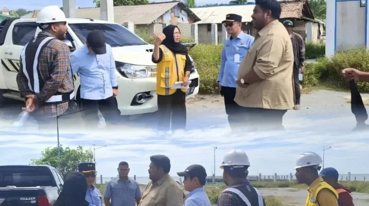 Kejari SBT Ikut Awasi Proyek Peningkatan Jalan Ondor-Samboru Cs