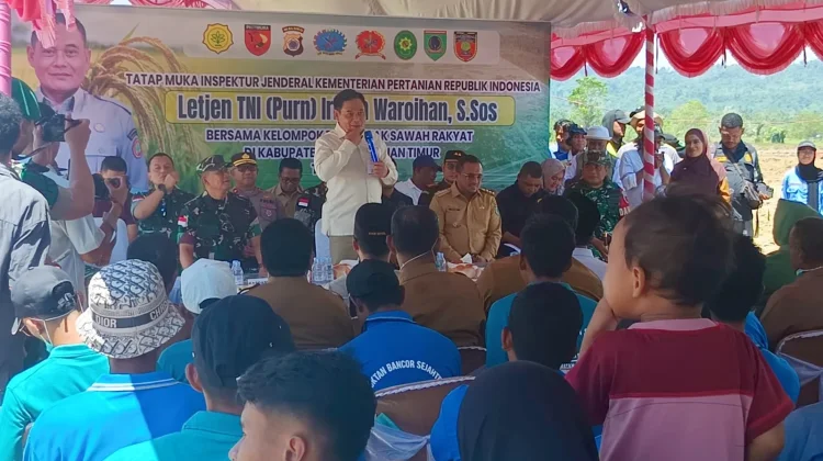 Irjen Kementan Tinjau Cetak Sawah di SBT, Soroti Irigasi hingga Jalan Usaha Tani
