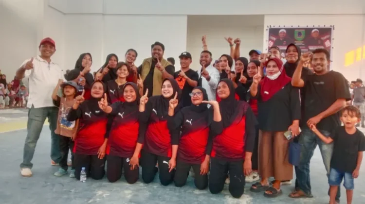 Dai Tatakora Juara Turnamen Voli Putri HUT Ke-81 RI Tingkat Kabupaten SBT