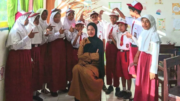 Bantah Isu di Medsos, Kepsek: Kegiatan Belajar Mengajar SDN 08 Kilmury Lancar