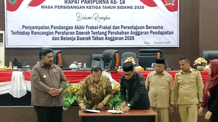 Perubahan APBD SBT 2026 Disetujui, DPRD Diminta Minta Program Tepat Sasaran