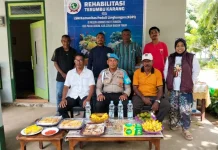 KOPI SBT Rehabilitasi Terumbu Karang Desa Rumeon, Libatkan Masyarakat & Aparat