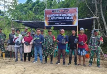 Program Emas Hijau Sejuta Pohon Sukun Kodam XV/Pattimura, 100 Anakan Ditanam di SBT