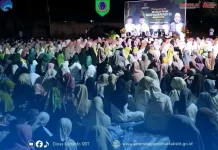Semarak Maulid Nabi di Bula, Warga Tumpah Ruah Sesaki Jalan Protokol