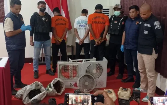Polres SBT Tangkap 2 Pelaku Pencurian Mesin Outdoor AC, Beraksi di Empat Lokasi
