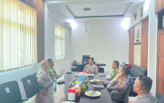 Kapolres SBT Terima Kunjungan Pabung Kodim Masohi, Perkuat Sinergi Jaga Keamanan