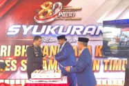 Polres SBT Resmikan Taman Lantas hingga Serahkan Bantuan Rumah di HUT Bhayangkara