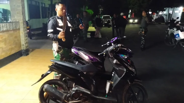 Kodim 0614 Kota Cirebon Amankan Pelaku Balap Liar