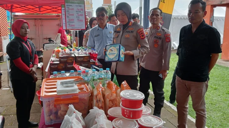 Polres Majalengka Gelar Gerakan Pangan Murah, Warga Serbu Sembako jelang Lebaran