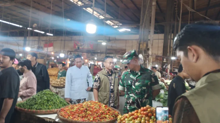 Dandim 0614 Kota Cirebon Monitoring Ketersediaan Kebutuhan Pokok