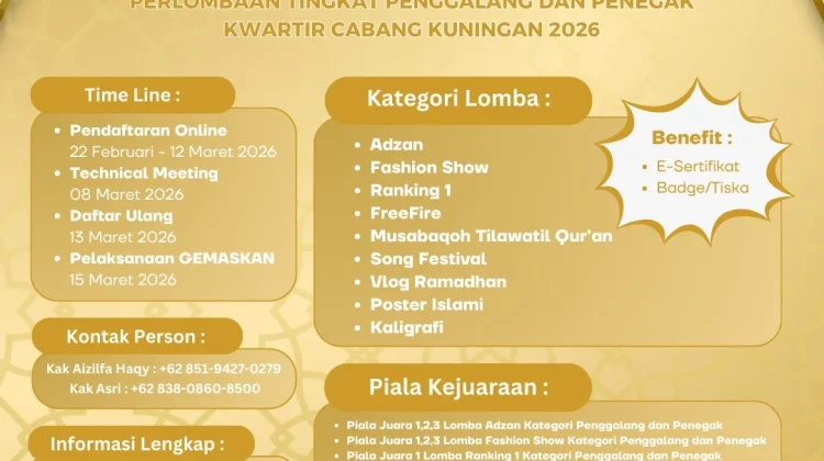 DKC Kuningan Siap Gelar GEMASKAN 2026 Tingkat Penggalang dan Penegak
