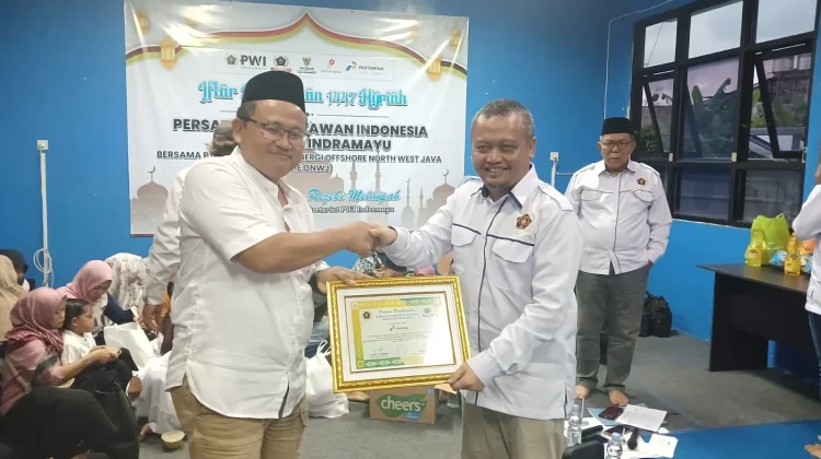 Iftar Ramadan 1447 Hijriah PWI Indramayu Santuni Anak yatim dan Dhuafa
