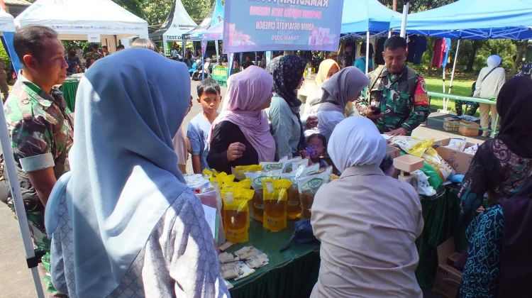 Kodim 0614 Kota Cirebon Gelar Bazar Ramadhan