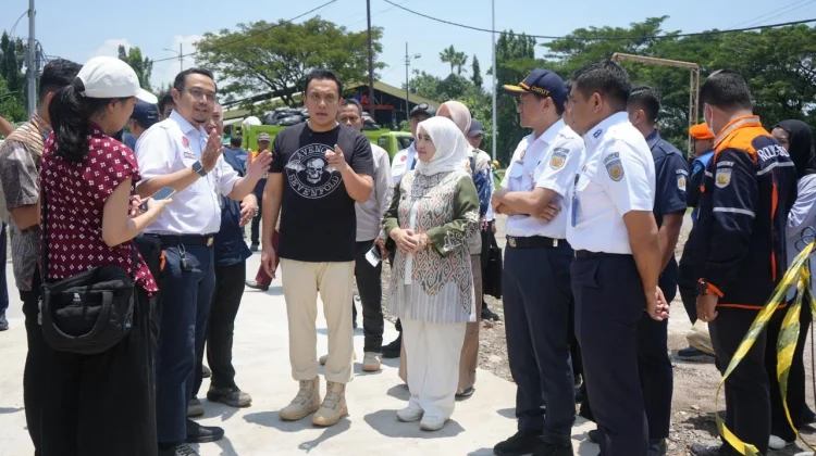 Wamen LH Apresiasi Pengelolaan Sampah di Stasiun Cirebon jelang Mudik