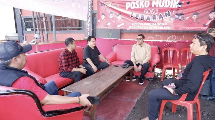 Ono Surono Monitoring Posko Mudik Lebaran 2026 di Indramayu,