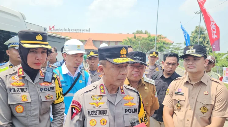 Kapolda Jabar Tinjau Rest Area KM 166 Tol Cipali Majalengka