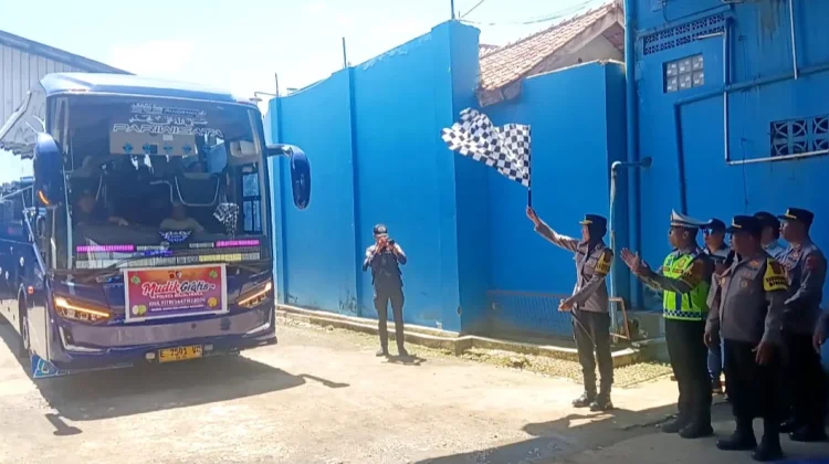 Polres Majalengka Gelar Mudik Gratis, 2 Bus Angkut 120 Pemudik ke Semarang