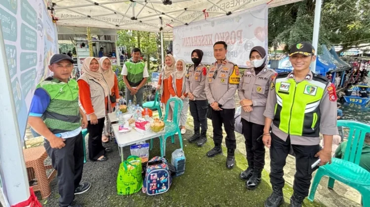 Libur Lebaran, Polres Majalengka Siapkan Pos Kesehatan di Objek Wisata